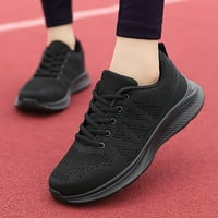 Žene trčanje cipele mrežice prozračne casual cipele rade putne cipele crne boje