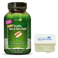 Irwin Naturals Zdrava koža i kosa plus nokti - tečni softgeli + futrola za tablete