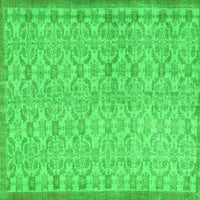 Ahgly Company Zatvoreni kvadrat Perzijski zeleni boemski prostirke, 8 'kvadrat