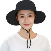 Ponyta vrat ventilator Prijenosni hake i sunčani šešir za žene za žene Personal vrat Fan Ribolov šešir