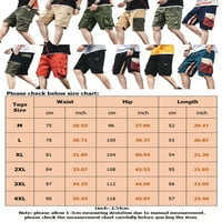Avamo Muškarci Loose High Sheik Mini pantalone Ljeto Široko noga Ležerne prilike Muns CrdString Fitness