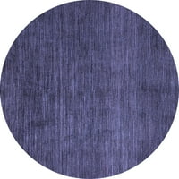 Ahgly Company u zatvorenom okrugle apstraktne plave moderne prostirke, 4 '
