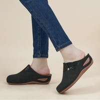 Klompe za žene Ležerne prilike sandale za sandale Luk mule Vrtne cipele Slip-na papuče
