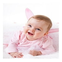Pink za bebe Girl Pink White Yellow Rib Knit Pastel Torp bez rukava 3-pakovanje