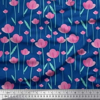 Soimoi Rayon tkanina i cvjetna isječka Art Art Tkaninu s tkaninom širom