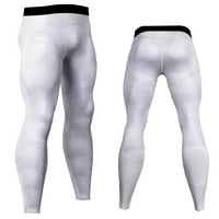 Muška učvršćena u boji u boji tekune fitness trčanje hlače za trening prozračne hlače za brzo sušenje