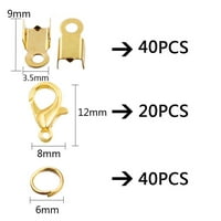 Set opreme za proizvodnju nakita Postavite preklop preko vrpce Krajnjaka Jump Rings jastog kandža