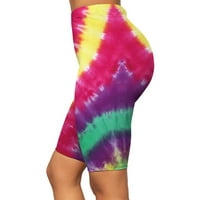 Gathrrgyp Hlače za zazor za žene $ +, ženski hip hip Stretch tinte-dye Fitness Sports Yoga Hlače Hlače
