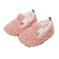 TODDLER Cipele za bebe dječake Djevojke Ležerne cipele Plišane pamučne cipele za bebe cipele ružičasta