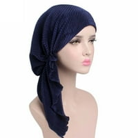 Archer Fashion Women Dug turbanska kapa za glavu Hrap Hye Hat Beanie Muslim Hijab