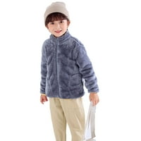 Dječji jakne za djecu Dječja dječja dječja dječaka Flannel Winter Jackets Duksevi debeli kaputi