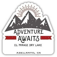 El Mirage Dry Lake Adelanto California Suvenir Dekorativne naljepnice