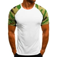 Muška košulja Summer Casual Solid Boja kratkih rukava zastoj na vrhu Pola patentnih zatvarača Slim Fit radne vrhove pulover bluze