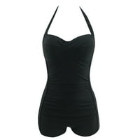 Tking Fashion Women Vintage kupaći kupaći kostimi Push up Tummy Control One Athletic Plus kupaći kostim