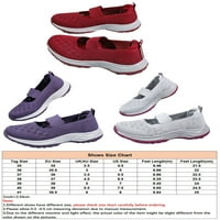 Tenmi Žene Stanovi Elastične patike za opseg klizanje na šetnju cipela za cipele Ležerne cipele Dame Lagana modna Marija Jane Purple 7.5