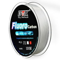 Fule Fluorokarbon Ribolov namamljaj liniju 4.13-34.32LB Lider od karbonskih vlakana Soft Line