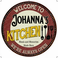 Johanna's Kitchen 12 okrugli metalni znak bara Game Soba Wall Déco 200120040488
