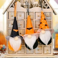Halloween Gnome plišani ukrasi, bundeve likovne ukrase za lutke