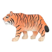 Drvena tigarska figurica Tiger Decor Decor Tiger Statua Ornament za drvo Početna TABLETOP Tigar ukras