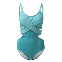 Ženski kupaći kupaći kostim Plus veličine Push Up STRETE STRETEN BACK CITE OBAVEŠTENJE ZA ŽENE