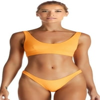 Vitamin a suncokret ECORIB sienna rebrani rezervoar Bikini TOP 809T-SRB XS žuti