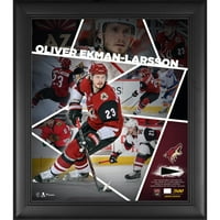 Oliver Ekman-Larsson Arizona Coyotes uokvirene 15 '' 17 '' Collage Impact Player sa a Igrački rabljeni Puck - Limited