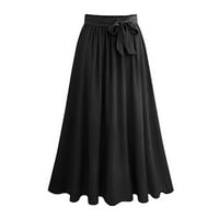 Booker Pol Duljina suknja Ženska velika ljetna čipka Šifon srednje dužine Slim naglasnog velika ljuljačka