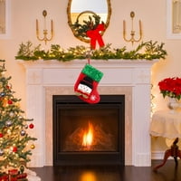 SHPWFBE ukrasi komemorativni kovanice božićne torbe čarape poklon torbe bombone boce ukras Božićni mali ukras zanata zida Božić