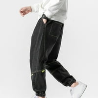 Frostluinaine teretne pantalone za muškarce Muška modna klasična Twill Loose Fit Work Wearter Cargo Hlače