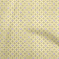Onuone pamučna kambrična svjetlo žutoj tkanini Životinjska tkanina za šivanje tiskane ploče od dvorišta