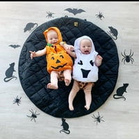 Tretra Baby Girl Boy Halloween Outfit PUMPNIJEN HOODER PLJEV COSLAY Pulover Jack O-Lantern prerušiti