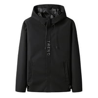 Adviacd solidna jakna za jaknu za pričvršćivanje vjetrovske jakne s kapuljačom za mušku jaknu