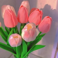 Wirlsweal Imitacija tulipani Ne-Flidting Neodredno njege Velika vjernost Dekorativni dekor vjenčanja