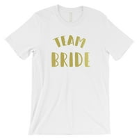 Tim Bride-Gold Muške bijele majice Jedinstveni Cool Bridal Gift tuš