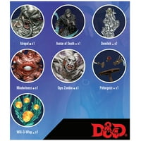 & D Idoli kraljevstva: Boneyard: 2D set - akrilne minijature. Dungeons & Dragons
