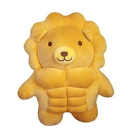 Djeca punjena jastučna medvjed igračka kreativna ugodna punjena figurica za bebu prate igračku mišića