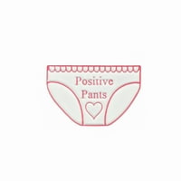 Heiheiup Nova pantalona broš ružičasta bijela donje rublje Bikini značka modna ličnost traper dodaci