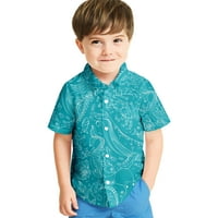 Okeanski kratki rukav, suha fit T majice za muškarce, 3D print T Majice Muškarke za njega Outfit za roditelje-dijete