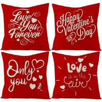 YubnLvae jastuk za valentinovo jastuk jastuk sa klizačem kauč bacač CASHION cover cover cocko dekor