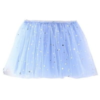 Huaangel 4-sloj djevojke mrežice pjenušavih šljokica baleta tutlle tutu suknje veličine 3-8