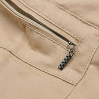 Vremenska gazgarna pamučna pamučna pamučna multi džep elastična struka otporna na vanjsku opremu vanjskim kombinezonima pune dužine hlače xxxxl