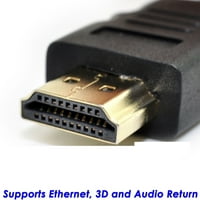 Premium HDMI kabl 6ft 10ft 15ft 25ft 30ft 50ft 75ft 100ft zlata za HD TV Lot