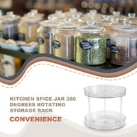 Kuhinjske boce boce za skladištenje gramovima za skladištenje kontratop rotacije začinjenja začinjenja Organizator ostava kućna potrepština