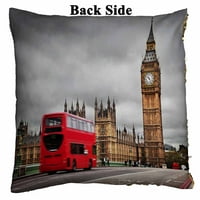 London UK Crveni autobus Big Ben Westminster Palata Reverzibilna sirena jastuk za jastuk Naslovnica