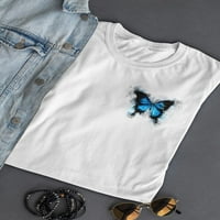 Plava majica plave leptir žene -Image by Shutterstock, ženska XX-velika