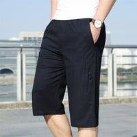 Auroural muškarci kratke hlače za čišćenje muške ljetne casual fitness bodybuilding džepne džepove Sportske hlače