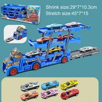Truck Truck Toy, Transportna prevoznik Kamion Auto igračka, Kamion za hauler uključuje automobile i dodatke za igračke, igračka za dječake i djevojke - Godine Staroj dob - Godine Staroj Impart