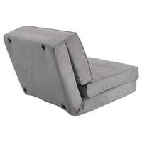 Topbuy preklopi stolica kauč za kauč sive boje