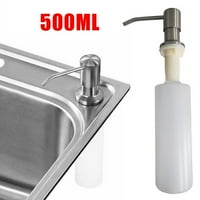 Suyin 500ml SOAP raspršivač kuhinjskog sudova Srebrna ručna pumpa za pranje tekuće ABS boca