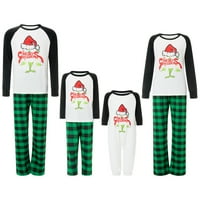 Goowrom Family Božićni pidžami Xmas PJS Podudaranje za odmor Kućni odjeća za spavanje Jammies Outfits